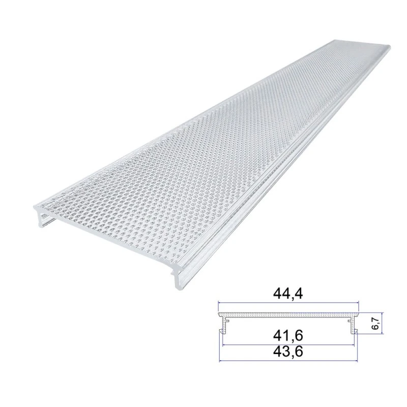 Abajur din acrilic cu extrudare anti-orbire