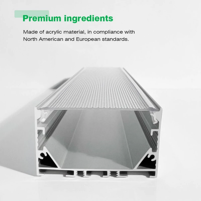 Abajur din extrudare cu model diamant acrilic