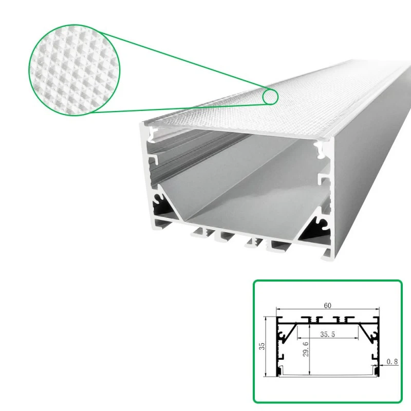 Abajur din extrudare cu model diamant acrilic Abajur din extrudare cu model diamant acrilic