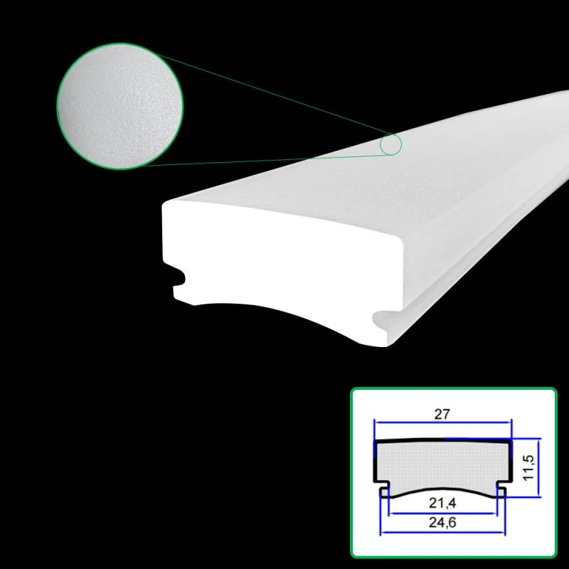 Abajur din acrilic mat extrudat Abajur din acrilic mat extrudat