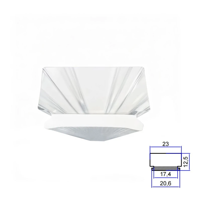 Abajur din acrilic transparent extrudat Abajur din acrilic transparent extrudat