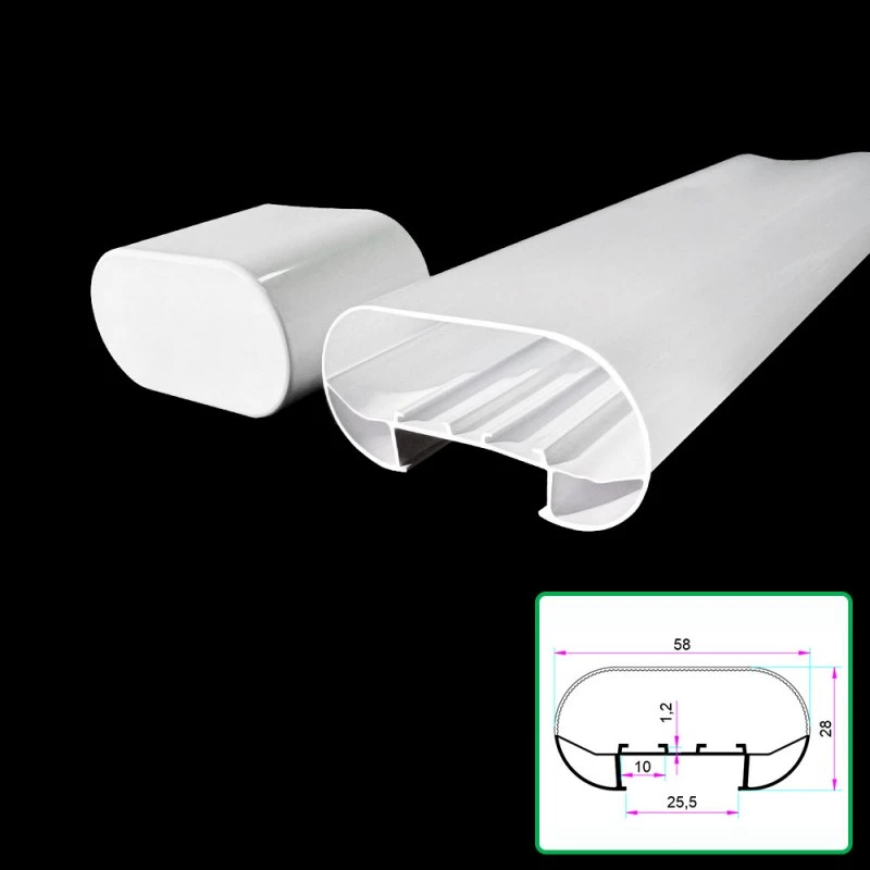 Kit carcasă lampă de purificare extrudată