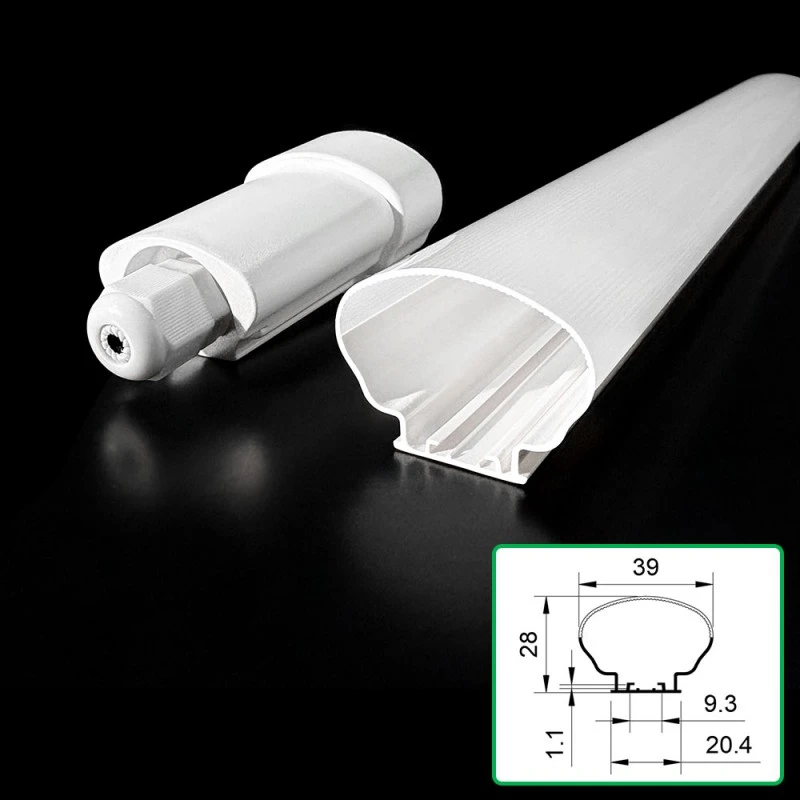 Capac extrudat Linear Light în două culori Capac extrudat Linear Light în două culori