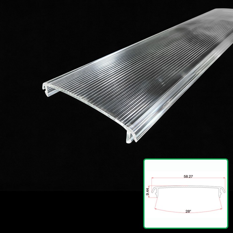 Abajur din policarbonat extrudat transparent Abajur din policarbonat extrudat transparent