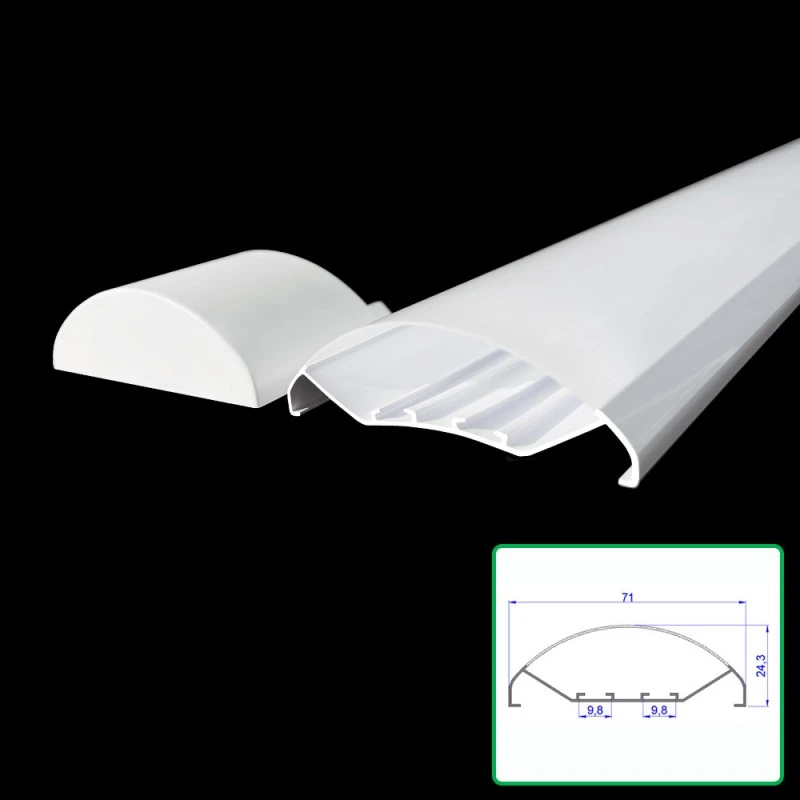 Lampă de purificare extrudată cu două culori Lampă de purificare extrudată cu două culori