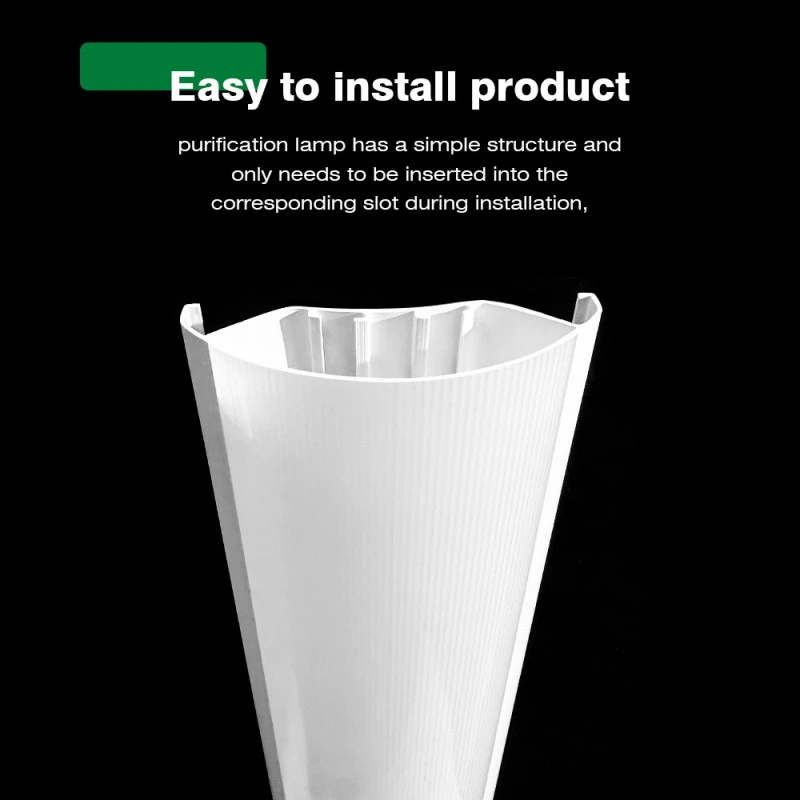 Lampă de purificare extrudată cu două culori